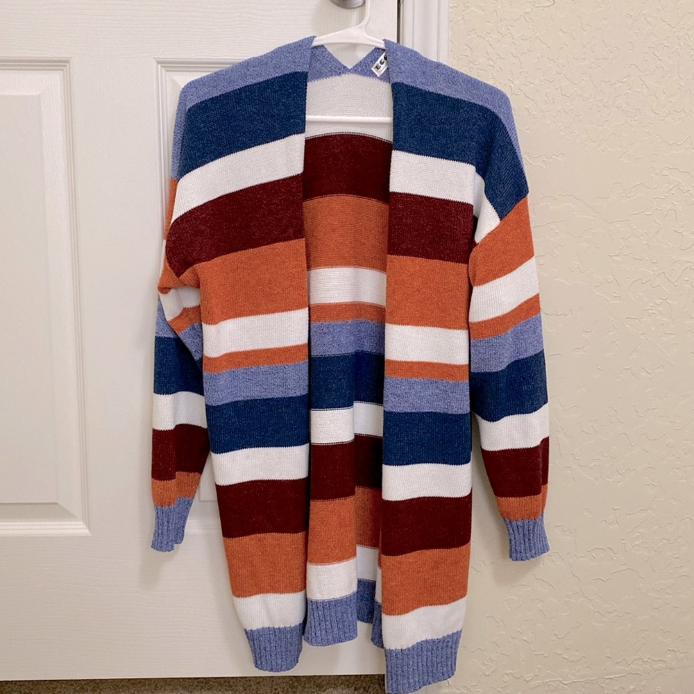 Cozy Striped Cardigan – Size S